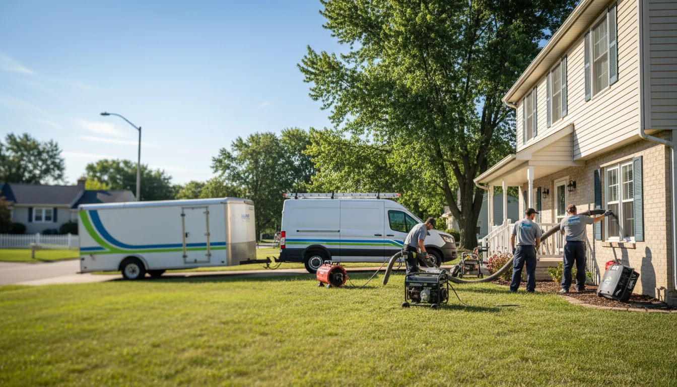 Flooded Basement Restoration And Cleanup With Repair in Manson, IA near me